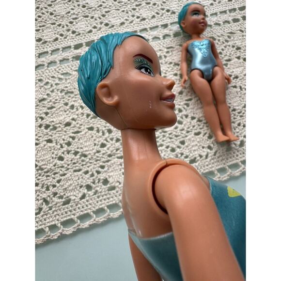 MGA Dream Ella Color Change Surprise Fairies Doll Blue 11.5" And Child - Picture 9 of 10